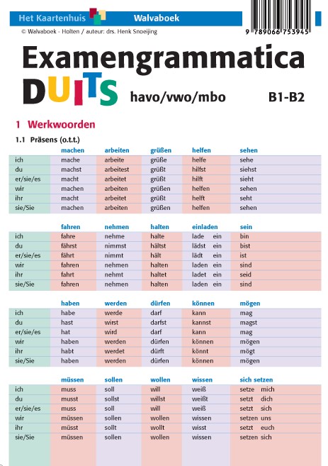 WDFEGR001 Examengrammatica Duits havo/vwo/mbo B1-B2, taalkaart