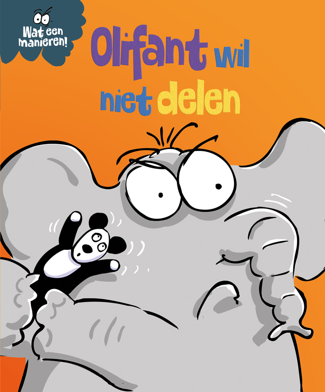 CNBWEM002 Olifant wil niet delen