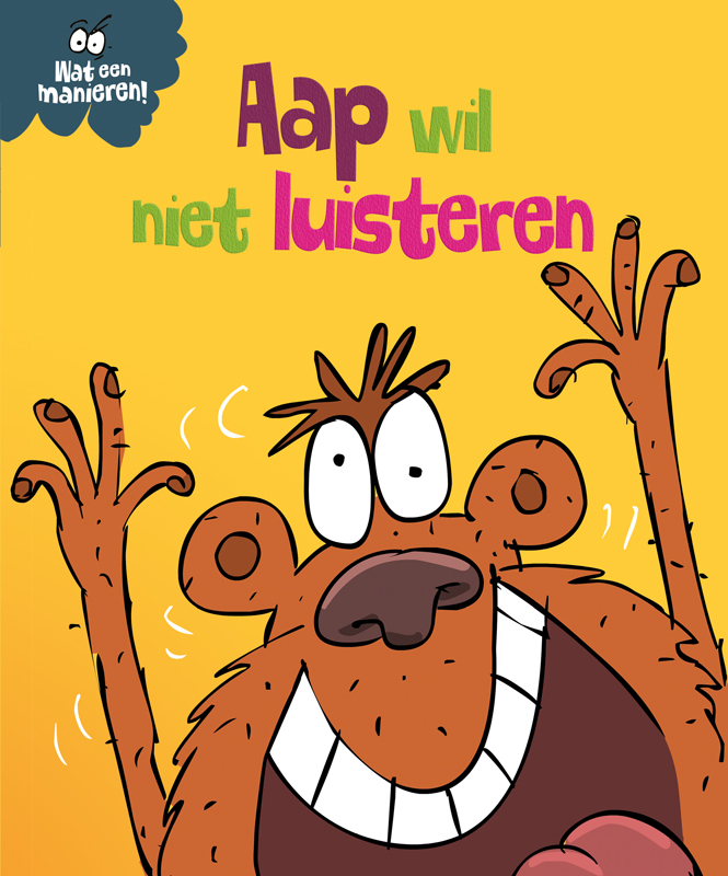 CNBWEM003 Aap wil niet luisteren